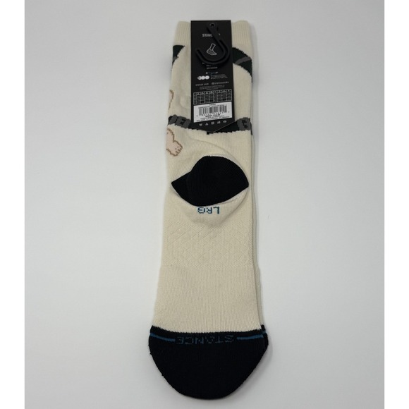 Stance X The Hangover Baby Carlos Casual Crew Socks Men's Large 9-13 Off White - Picture 3 of 3